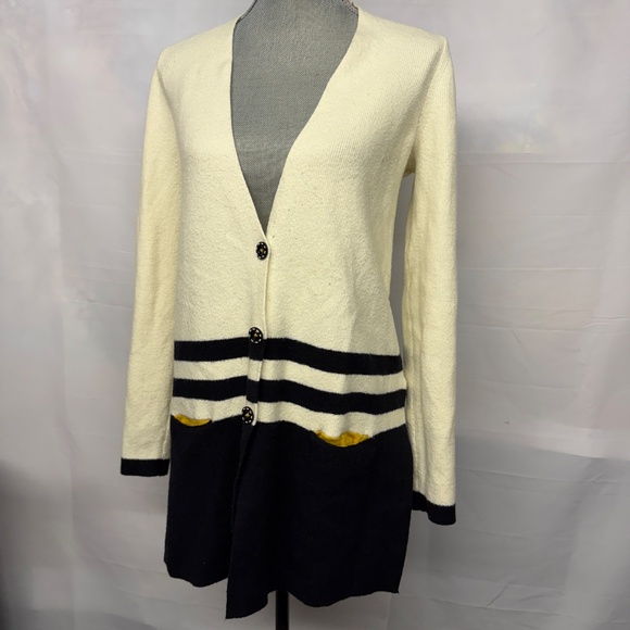Angel of the North Cardigan Striped Sweater  – Size Small - Picture 4 of 4